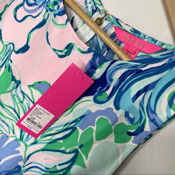 Lilly Pulitzer Women’s Small Donna Party Thyme Top - Picture 9 of 9